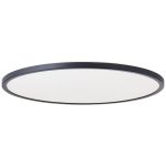 Brilliant Brennan Ceiling Light Plastic Black White 30W 4000lm - 840 Cool White | 541mm - IP44 - 3-Step Dimmable