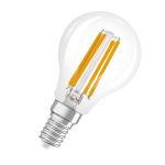 Osram Parathom Classic LED E14 Ball Filament Clear 5W 470lm - 822-827 Dim To Warm | Dimmable - Replaces 40W