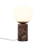 Nordlux Table Lamp Lilly Glass Brown | Suitable for 1x E14