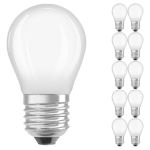 Multipack 10x Ledvance CLASSIC LED E27 Pear Filament Frosted 2.8W 250lm - 827 Extra Warm White | Dimmable - Replaces 25W