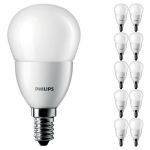 Multipack 10x Philips Corepro LED Lustre E14 Ball Frosted 2.8W 250lm - 827 Extra Warm White | Replaces 25W