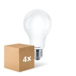 Multipack 4x Philips Classic LED Bulb E27 Pear Frosted 13W 2000lm - 827 Extra Warm White | Replaces 120W
