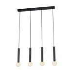 Eglo Pendant Corteva Steel Black | IP20 - Suitable for 4x E27 