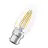 Ledvance Classic LED B22 Candle Filament Clear 3.4W 470lm - 827 Extra Warm White | Replaces 40W