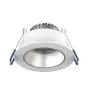 Noxion LED Spot Ares Deep White 6W 540lm 927-940 3CCT - With Inner Ring Silver | Cutout 68mm