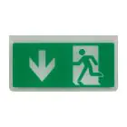 Ansell Double Sided Sign Arrow Down for LED Portal Bulkhead Emergency Sign Harrier