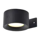 D'Lite Wall Light Lucia Black 1.5W - 830 Warm White | IP54 - Solar Battery - Light Sensor