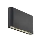 Nordlux Kniver Wall Light Aluminium Black 8.5W 285lm - 830 Warm White