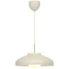 DFTP by Nordlux Latif Pendant Metal and Glass Beige | 400mm - Suitable for E14