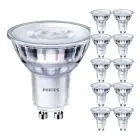 Multipack 10x Philips Corepro LED Spot GU10 PAR16 4.9W 485lm 36D - 840 Cool White | Replaces 65W