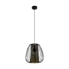 Eglo Pendant Curasao Steel Black | IP20 - Suitable for 1x E27 