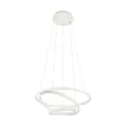 Eglo Pendant Lobinero-Z Aluminium Steel White 40W 6100lm - 830-865 Tunable White | IP20 - Zigbee Dimmable
